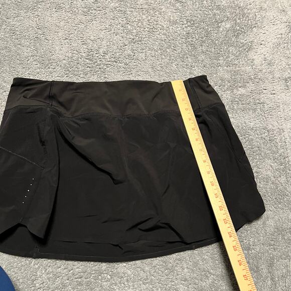 Athleta Skort Skirt Womens XL Run With It 14” Black Shorts Lined - Picture 9 of 9